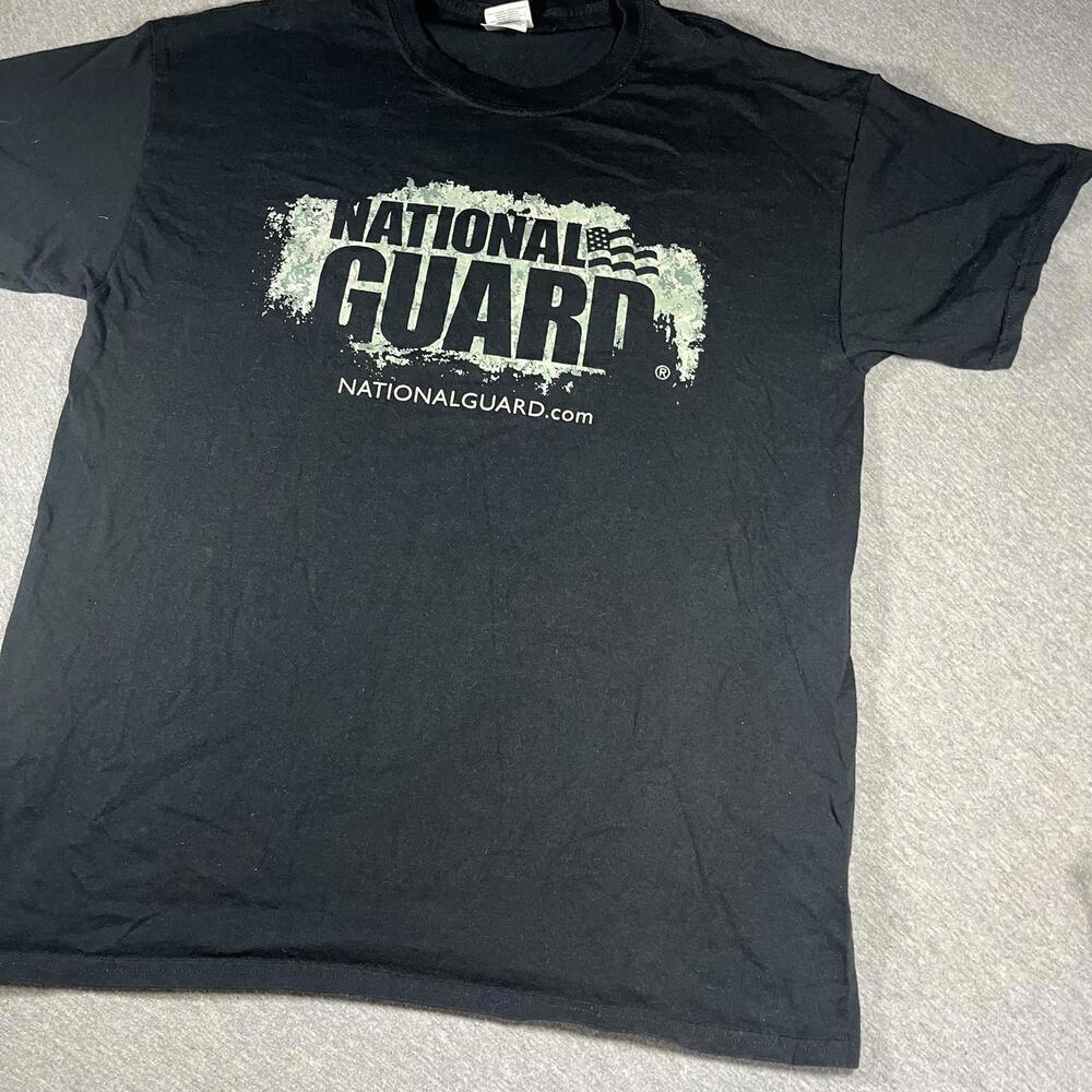 Indycar National Guard #15 Graham Rahal Black Graphic T-Shirt, Size Large